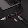 Nanocable Hub USB-C 5 en 1 con 2x USB-A, USB-C PD, HDMI y RJ45, Negro